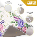 Hydrangea Floral Dish Drying Mat 18x24 inch Spring Summer Decorative Fast Dry - Image 4