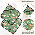 Funny Farm Animals Horse Cow Pot Holder Set of 2, Heat Resistant Potholders - Image 4