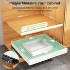 Pull out Cabinet Organizer, Expandable Width, Depth - Image 2