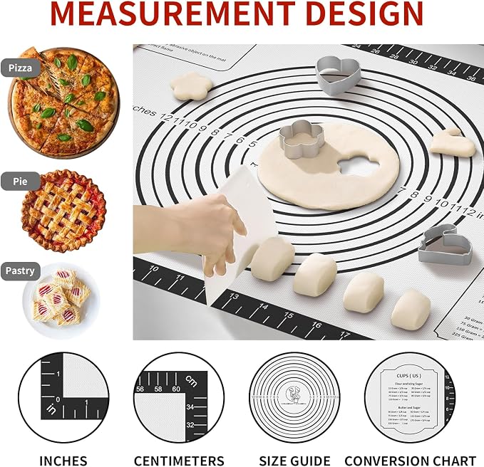 Silicone Macaron Baking Mat, Non Stick Pastry Mat - Image 2