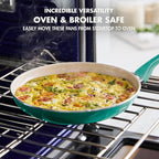GreenPan Rio Healthy Ceramic Nonstick 8" Frying Pan Skillet and Silicone - Image 6