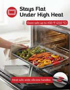 Boxiki Kitchen Nonstick Baking Sheet Pan – Heavy-Gauge Carbon Steel, and - Image 2