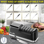 Secura 3-Stage Electric Knife Sharpener - Image 4