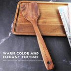 Wooden Spoons for Cooking, Wooden Utensils for Cooking 7 Pcs Wooden Cooking - Image 4
