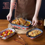 Ceramic Casserole Dishes for Oven, Hand-painted Polish Pottery Baking Dish Set - Image 3