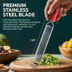 Lemon Zester & Parmesan Cheese Grater - Image 3