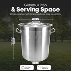 GasOne Stainless Steel Stockpot – 20qt Stock Pot - Image 3