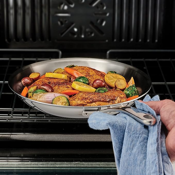 Tramontina Boston Tri-Ply Clad Stainless Steel 8-Inch Small Frying Pan - Image 5