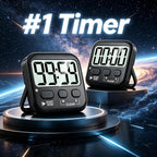 Antonki 2 Pack Digital Timer for Kids, Magnetic Countdown Kitchen Timers for - Image 2