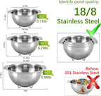 18/8 Stainless Steel Colander for Kitchen - Image 2