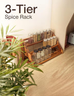 Tinamo Acacia Wood Spice Rack for Countertop - Image 4