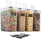 4 Pack Airtight Cereal & Dry Food Storage Container - Image 2