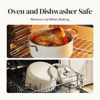 Redchef Ceramic Stock Pot with Lid, Soup Pot - Image 9