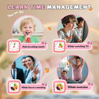Visual Timer for Kids 60 Minute, Fruit Themed Silent Countdown Clock for Girls - Image 6