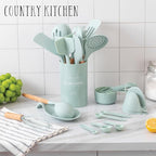 Country Kitchen Non Stick Silicone Utensil Set - Image 5