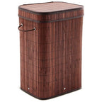 1 Pack 21 Gallon Bamboo Slim Trash Can by Kritkin