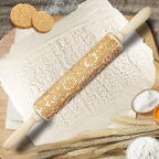 Embossed Wooden Rolling Pin, Embossing Rolling Pin - Image 7