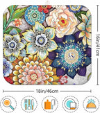 Boho Drying Mat 16" X 18" Boho Flower Kitchen Counter Stone Large Dish Drying - Image 6