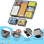 Marbrasse 3 Pack Desk Drawer Organizers - Image 3