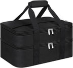 Double Insulated Casserole Carrier, Portable Casserole Carrier by MIAOJIE