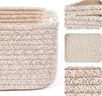 MiniArk Small Storage Baskets for Organizing | Closet Organizer Bins | Shelf - Image 2