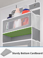 JARLINK 2 Pack Over the Door Organizer Storage, 5 Shelf Hanging Door Organizer - Image 8