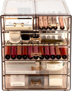 Sorbus Acrylic Makeup Organizer Set, 6-Drawer Vanity & Countertop Cosmetic by Sorbus