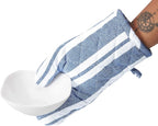Encasa XO Long 12"x7" Oven Microwave Hand Gloves Mitts - Image 4
