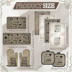 Fourluoo 10 Pcs Attractive Style Kitchen Dish Towels Rugs Oven Mitts and Pot - Image 3