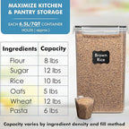 WHITE FEATHER SUPPLIES 2 PC Large Food Storage Containers - Image 3