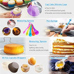 Cake Decorating Supplies, Cake Rotating Turntable, 48 Piping Icing Tips - Image 6