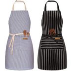 BeLuyi 2 Pack Adjustable Bib Apron by BELUYI