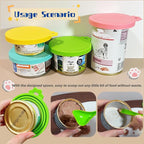 MoPawKT- Silicone Cat Dog Food Can Covers Lids, 3 Inner Diameters 2.6”/3”/3.4” - Image 6