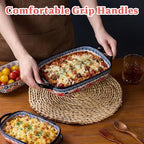 Ceramic Casserole Dishes for Oven, Hand-painted Polish Pottery Baking Dish Set - Image 6