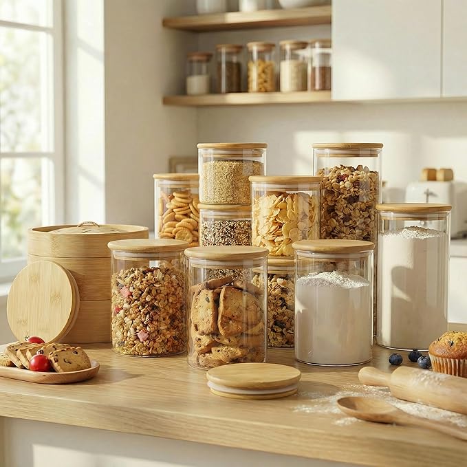 HomArtist 17oz - 4 Pack Glass Jars - Image 6