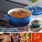 Miereirl 6.5 Quart Enameled Dutch Oven Pot - Image 6