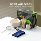TEANAGOO Matcha Whisk Set Pink, Ceremony Matcha Set Kit Grident Pink, Matcha - Image 5
