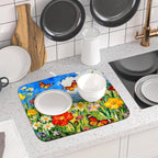 Cute Floral Dish Drying Mat Small - Image 6