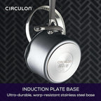 Circulon A1 Series w/ScratchDefense Nonstick Induction Straining 2qt SaucePan - Image 8