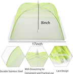 6 Pack Colored Mesh Food Cover Tents by Winknowl, Reusable and Collapsible - Image 2