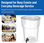 Carlisle FoodService Products Round Beverage Dispenser Drink Dispenser - Image 7