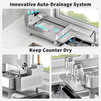 Ewaiira Dish Drying Rack, 304 Stainless Steel Dish Racks - Image 5