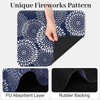LuxStep Dish Drying Mat Super Absorbent Kitchen Counter Mat Rubber Backing - Image 6