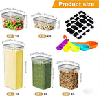 28 Pack Airtight Food Storage Containers - Image 2