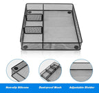 VyGrow Desk Drawer Organizer Tray, Metal Mesh Drawer Organizers Office - Image 3
