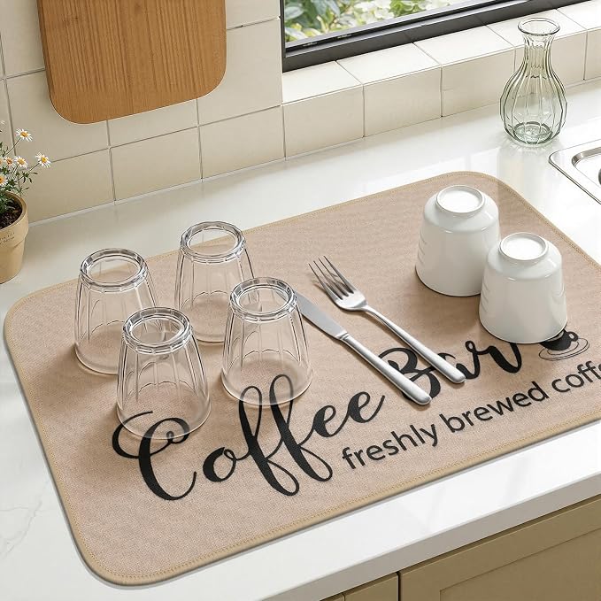 Findosom Dish Drying Mat, Cuttable Drying Mat - Image 5