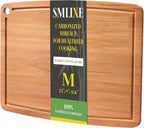 Bamboo Cutting Boards for Kitchen, Carbonized Wood Cutting Board by smlixe