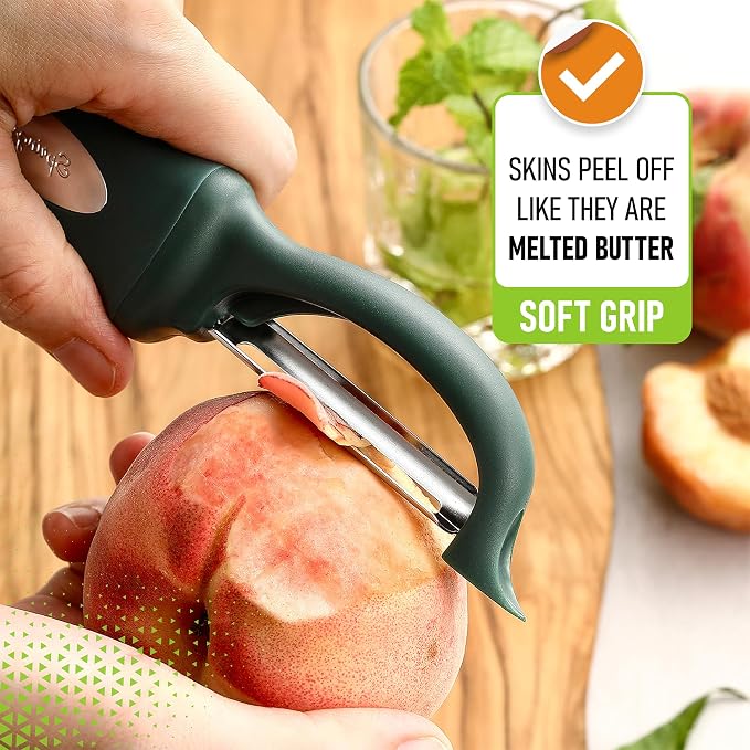 Spring Chef Professional Swivel Vegetable Peeler - Image 4
