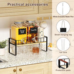 2-pack 1 Gallon Drink Dispenser, Glass Beverage Dispenser - Image 4