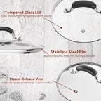 10.25 Inch Tempered Glass Lid Compatible - Image 3